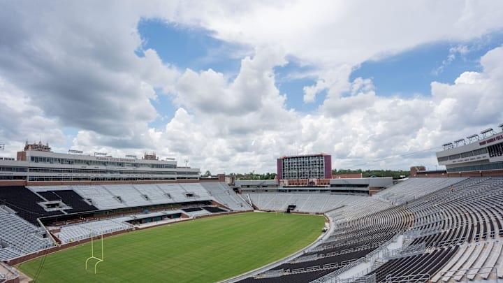 A view of the renovations being made to Doak Campbell Stadium as seen on Friday, July 18, 2025.