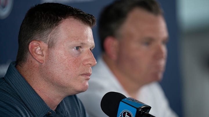 Tennessee Titans president of football operations Chad Brinker