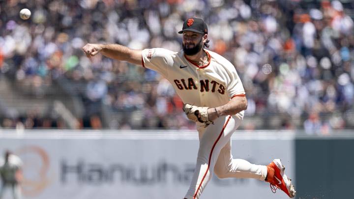 May 27, 2026; San Francisco, California, USA; San Francisco Giants starting pitcher Trevor McDonald (72) delivers a pitch against the Arizona Diamondbacks during the second inning at Oracle Park. Mandatory Credit: D. Ross Cameron-Imagn Images