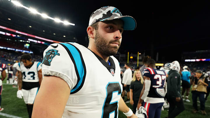 Carolina Panthers quarterback Baker Mayfield faces his former team, the Cleveland Browns in Week 1 of the 2022 NFL season.