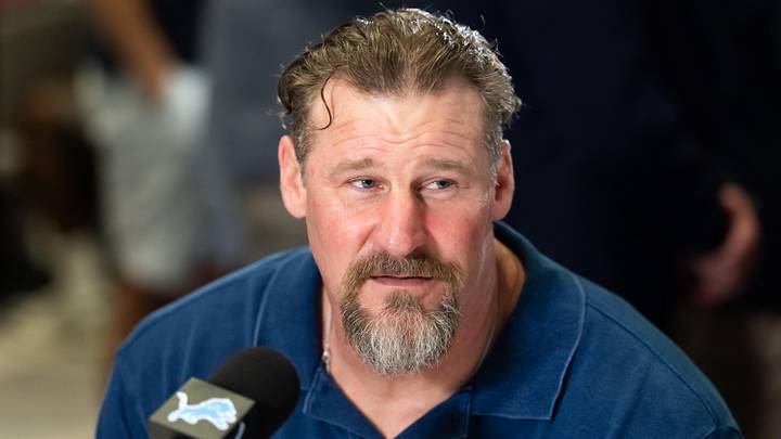 Mar 30, 2026; Phoenix, AZ, USA; Detroit Lions head coach Dan Campbell during the 2026 NFL Annual League Meeting at the Arizona Biltmore. Mandatory Credit: Mark J. Rebilas-Imagn Images