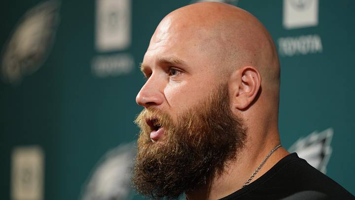 Philadelphia Eagles offensive lineman Lane Johnson 