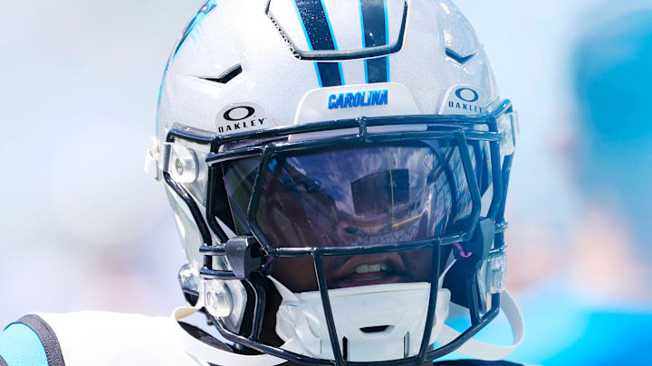 Carolina Panthers running back Trevor Etienne