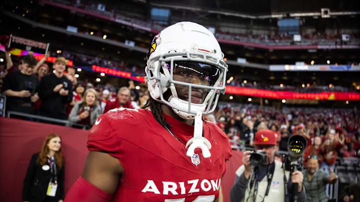 Arizona Cardinals wide receiver Marvin Harrison Jr. against the San Francisco 49ers at State Farm Stadium.