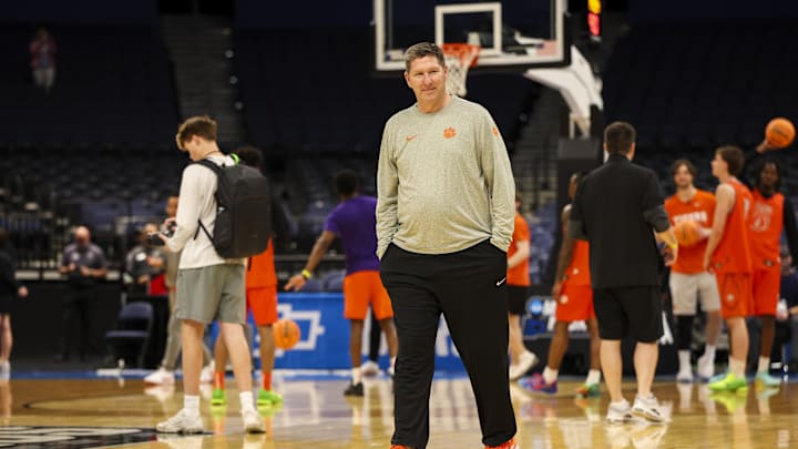 Clemson Tigers head coach Brad Brownell enters his third consecutive NCAA Tournament on Friday against Iowa.