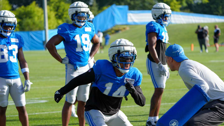 Wide receiver Amon-Ra St. Brown. Wide receiver Amon-Ra St. Brown.