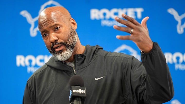 Detroit Lions General Manager Brad Holmes. Detroit Lions General Manager Brad Holmes.