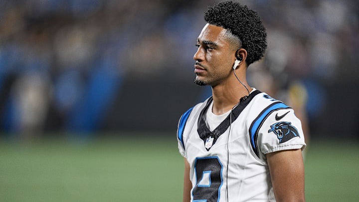 Carolina Panthers quarterback Bryce Young.