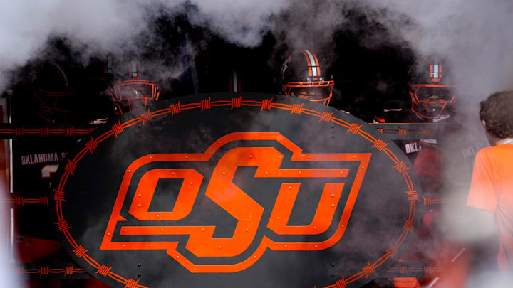 Oklahoma State players wait to take the field during a college football game between the Oklahoma State Cowboys (OSU) and the Houston Cougars at Boone Pickens Stadium in Stillwater, Okla., Saturday, Oct. 11, 2025. Houston won 39-17. Oklahoma State players wait to take the field during a college football game between the Oklahoma State Cowboys (OSU) and the Houston Cougars at Boone Pickens Stadium in Stillwater, Okla., Saturday, Oct. 11, 2025. Houston won 39-17.