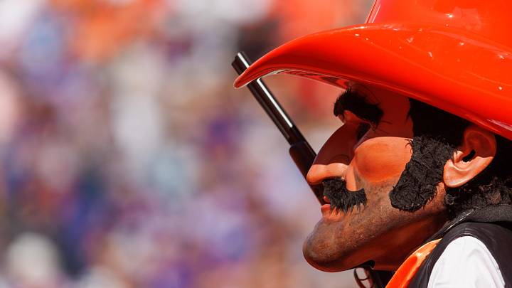 Oklahoma State Cowboys mascot Pistol Pete.