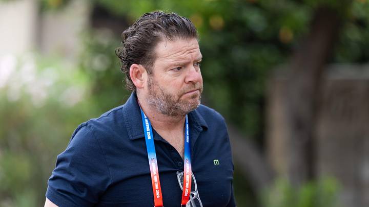 Mar 31, 2026; Phoenix, AZ, USA; Seattle Seahawks general manager John Schneider during the 2026 NFL Annual League Meeting at the Arizona Biltmore. Mandatory Credit: Mark J. Rebilas-Imagn Images