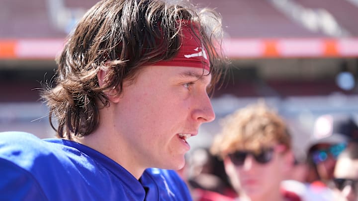 Oklahoma quarterback John Mateer Oklahoma quarterback John Mateer