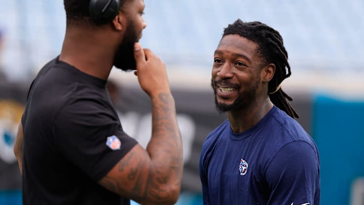 Tennessee Titans wide receiver Calvin Ridley and Jacksonville Jaguars defensive end Josh Hines-Allen.