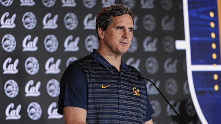 Cal head coach Mark Madsen Cal head coach Mark Madsen