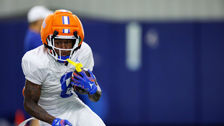 Florida's Vernell Brown III made a grab to remember in Florida's opener against Long Island. 