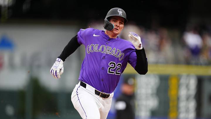 Colorado Rockies left fielder Mickey Moniak
