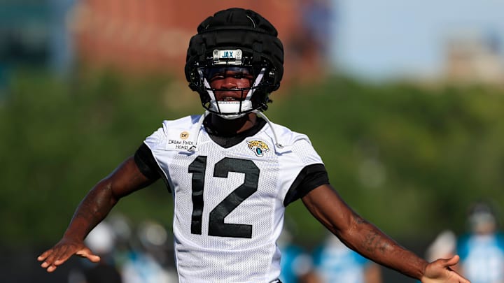 Jacksonville Jaguars wide receiver Travis Hunter