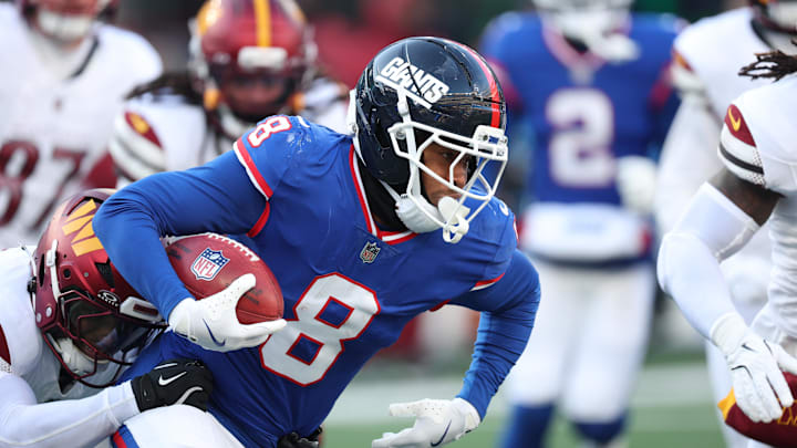  New York Giants safety Jevon Holland is among those who didn't practice on Wednesday ahead of the regular-season finale vs. Dallas.