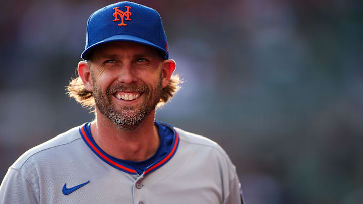 Jun 19, 2025; Atlanta, Georgia, USA; New York Mets second baseman Jeff McNeil (1) in the dugout before a game against the Atlanta Braves at Truist Park. Mandatory Credit: Brett Davis-Imagn Images