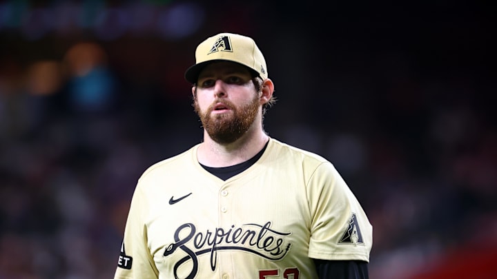 Arizona Diamondbacks pitcher Jordan Montgomery against the New York Mets at Chase Field. Mandatory Credit in 2024. Arizona Diamondbacks pitcher Jordan Montgomery against the New York Mets at Chase Field. Mandatory Credit in 2024.