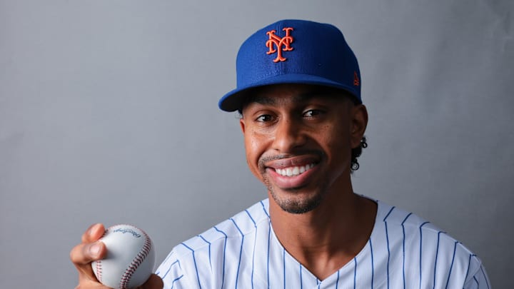 Feb 19, 2026; Port St. Lucie, FL, USA; New York Mets shortstop Francisco Lindor (12) poses for a photo during media day at Clover Park. Mandatory Credit: Sam Navarro-Imagn Images Feb 19, 2026; Port St. Lucie, FL, USA; New York Mets shortstop Francisco Lindor (12) poses for a photo during media day at Clover Park. Mandatory Credit: Sam Navarro-Imagn Images