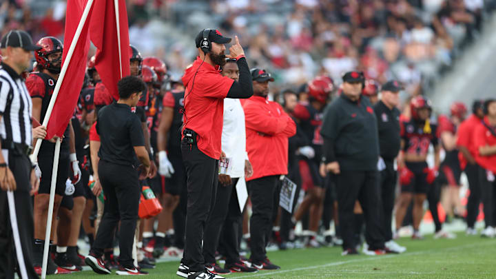 San Diego State Aztecs head coach Sean Lewis.