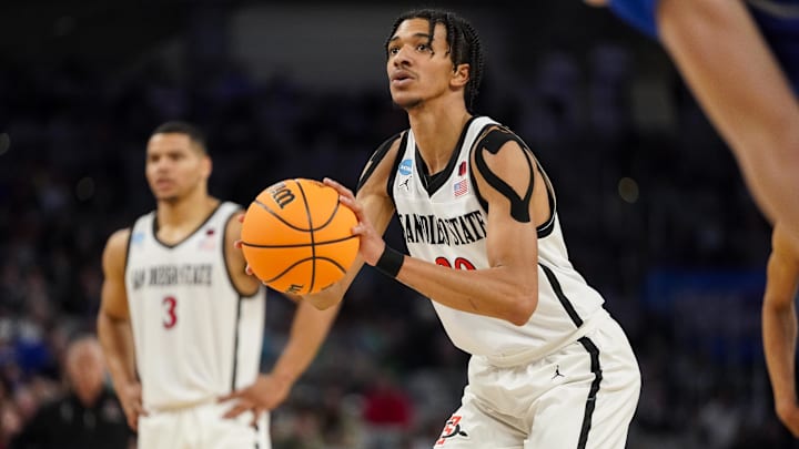San Diego State Aztecs guard Chad Baker-Mazara (20). 