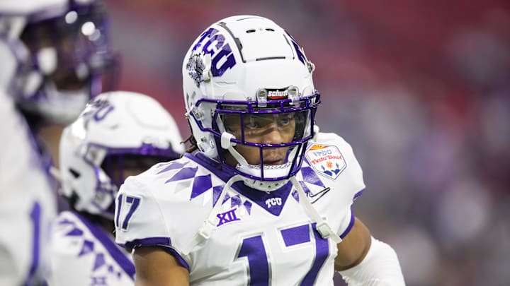 Former TCU Horned Frogs safety Deshawn McCuin, now with the San Diego State Aztecs. 