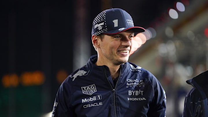 Nov 18, 2023; Las Vegas, Nevada, USA; Red Bull Racing Honda driver Max Verstappen of Netherlands (1) Nov 18, 2023; Las Vegas, Nevada, USA; Red Bull Racing Honda driver Max Verstappen of Netherlands (1)
