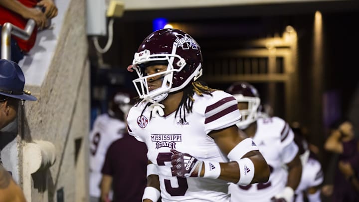 Sep 10, 2022; Tucson, Arizona, USA; Mississippi State Bulldogs cornerback Decamerion Richardson (3)