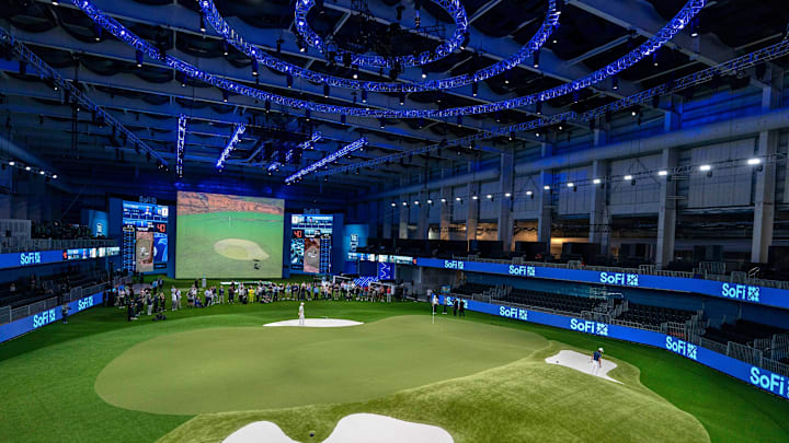 The TGL debuted Tuesday night in Palm Beach Gardens, Fla.