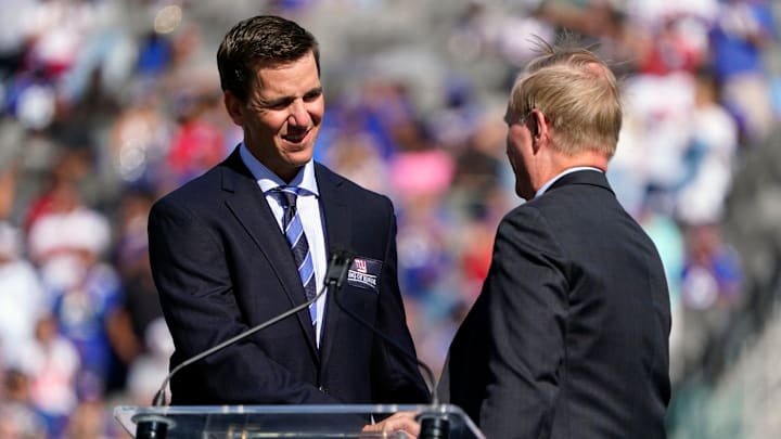 Giants great Eli Manning expressed interest in buying a small share of the franchise, but now admits the price is too high for him.