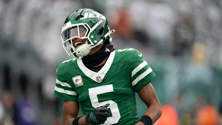 New York Jets wide receiver Garrett Wilson.