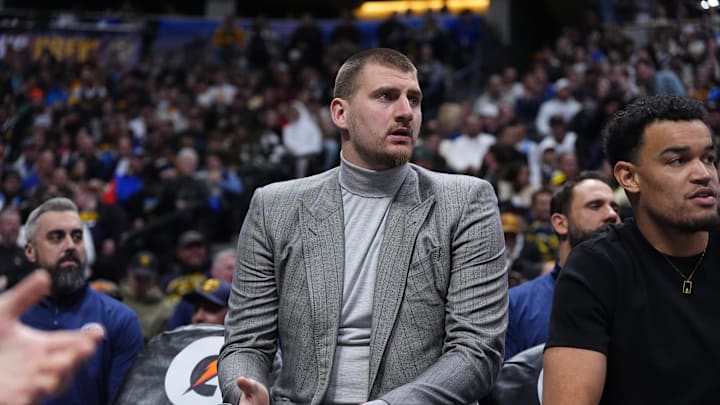Nikola Jokic has been extremely durable throughout his career, but a hyperextended left knee is about to make him ineligible for postseason awards. 