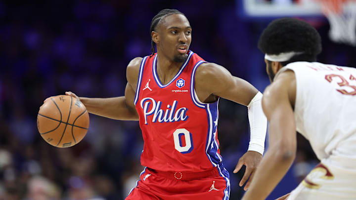 The Philadelphia 76ers and guard Tyrese Maxey are favored on Monday.