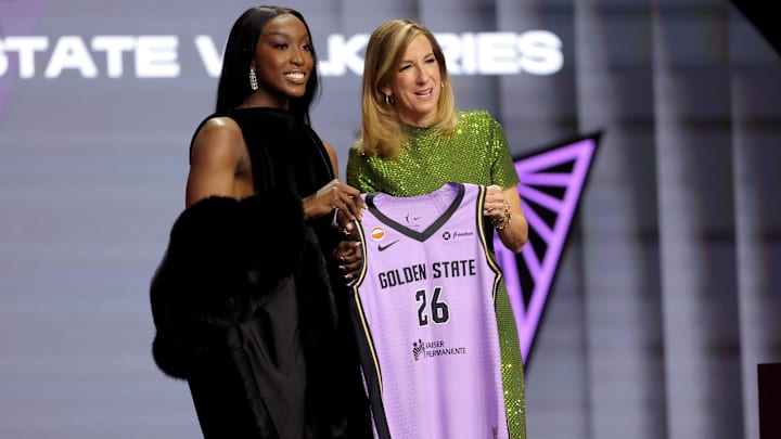 Flau’Jae Johnson was the subject of a trade that led to audible gasps inside the draft room. Flau’Jae Johnson was the subject of a trade that led to audible gasps inside the draft room.