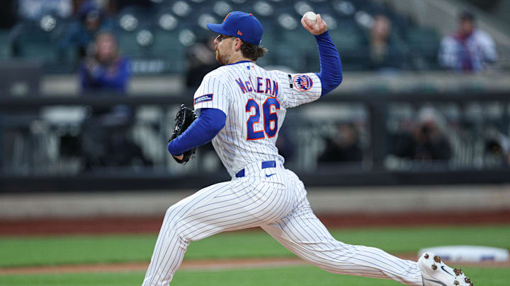 Nolan McLean and the Mets are road underdogs against the Dodgers.