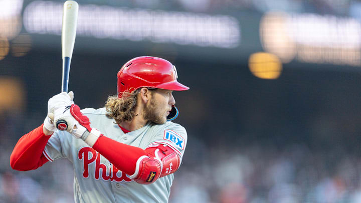 Alec Bohm and the Phillies are road underdogs in Chicago.
