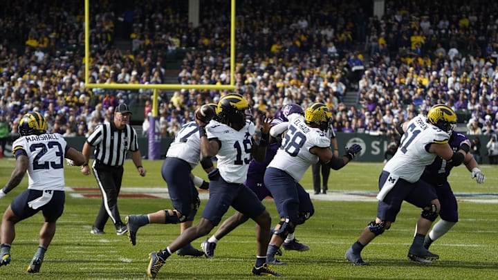 Michigan Wolverines quarterback Bryce Underwood Michigan Wolverines quarterback Bryce Underwood