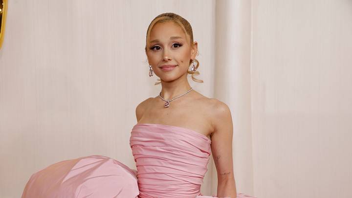 Mar 10, 2024; Los Angeles, CA, USA; Ariana Grande at the 96th Oscars at the Dolby Theatre at Ovation Hollywood in Los Angeles on Sunday, March 10, 2024. Mandatory Credit: Kevork Djansezian-USA TODAY Mar 10, 2024; Los Angeles, CA, USA; Ariana Grande at the 96th Oscars at the Dolby Theatre at Ovation Hollywood in Los Angeles on Sunday, March 10, 2024. Mandatory Credit: Kevork Djansezian-USA TODAY