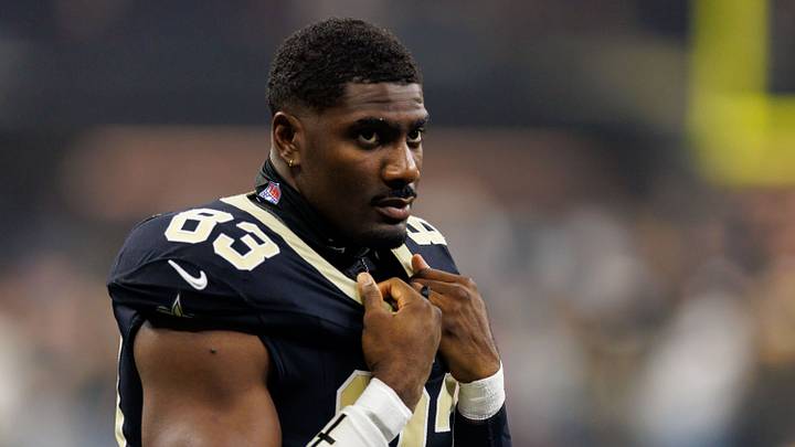 New Orleans Saints tight end Juwan Johnson New Orleans Saints tight end Juwan Johnson