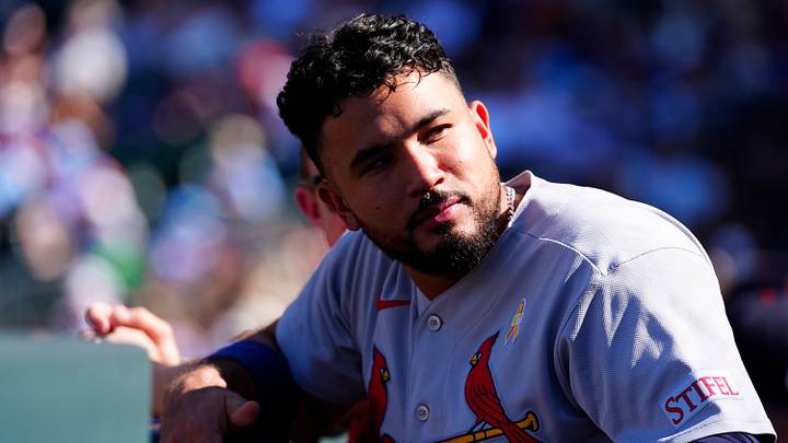 Sep 6, 2026; Denver, Colorado, USA;  St. Louis Cardinals designated hitter Ivan Herrera (48) during the sixth inning against the Colorado Rockies at Coors Field.  Mandatory Credit: Ron Chenoy-Imagn Images
