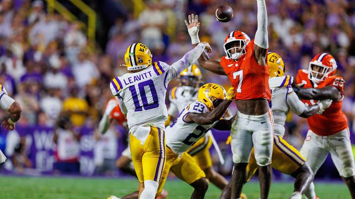 Clemson linebacker Jeremiah Alexander (7) was among the few impressive performances from Saturday night's loss to LSU. Clemson linebacker Jeremiah Alexander (7) was among the few impressive performances from Saturday night's loss to LSU.