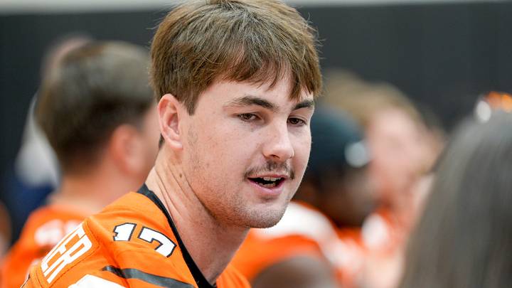 Oklahoma State’s Drew Mestemaker. Oklahoma State’s Drew Mestemaker.