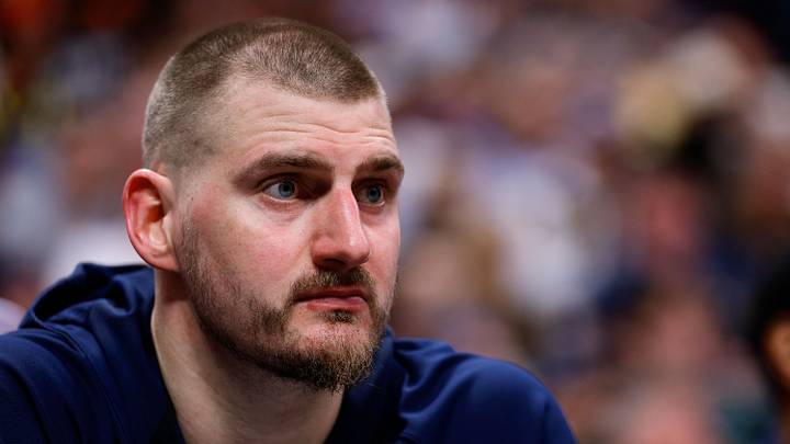 Denver Nuggets center Nikola Jokic in the fourth quarter against the Toronto Raptors. Denver Nuggets center Nikola Jokic in the fourth quarter against the Toronto Raptors.