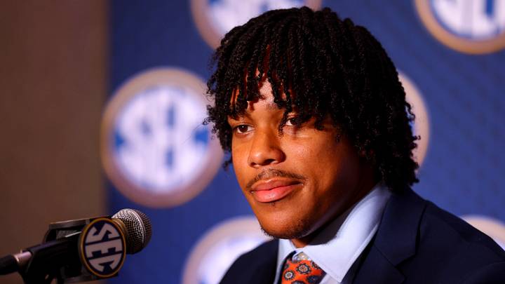 Auburn quarterback Byrum Brown transferred in from USF in the offseason for one final year. Auburn quarterback Byrum Brown transferred in from USF in the offseason for one final year.