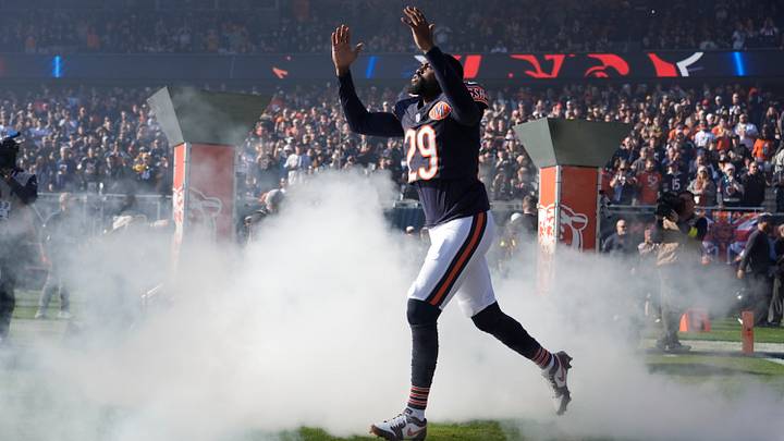Chicago Bears cornerback Tyrique Stevenson. Chicago Bears cornerback Tyrique Stevenson.