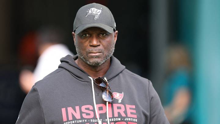 Dec 28, 2025; Miami Gardens, Florida, USA; Tampa Bay Buccaneers head coach Todd Bowles walks around the field during warmups prior to a game against the Miami Dolphins at Hard Rock Stadium. Mandatory Credit: Nathan Ray Seebeck-Imagn Images Dec 28, 2025; Miami Gardens, Florida, USA; Tampa Bay Buccaneers head coach Todd Bowles walks around the field during warmups prior to a game against the Miami Dolphins at Hard Rock Stadium. Mandatory Credit: Nathan Ray Seebeck-Imagn Images