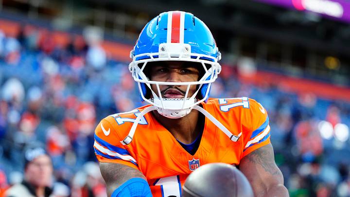Oct 15, 2026; Denver, Colorado, USA; Denver Broncos wide receiver Jaylen Waddle (17) warms up before the game against the Seattle Seahawks at Empower Field at Mile High. Mandatory Credit: Ron Chenoy-Imagn Images Oct 15, 2026; Denver, Colorado, USA; Denver Broncos wide receiver Jaylen Waddle (17) warms up before the game against the Seattle Seahawks at Empower Field at Mile High. Mandatory Credit: Ron Chenoy-Imagn Images