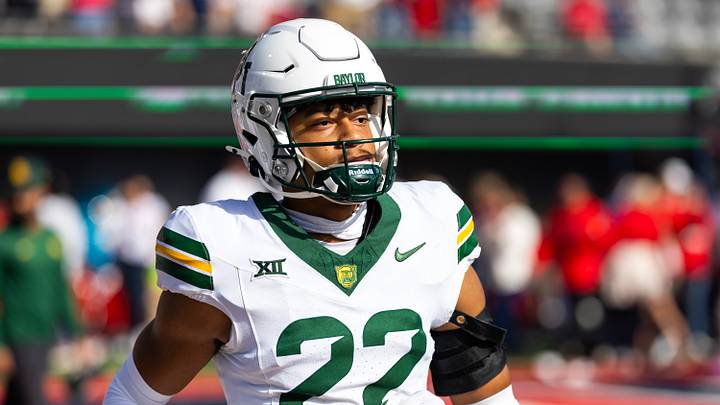 Nov 22, 2025; Tucson, Arizona, USA; Baylor Bears cornerback Reggie Bush II Nov 22, 2025; Tucson, Arizona, USA; Baylor Bears cornerback Reggie Bush II